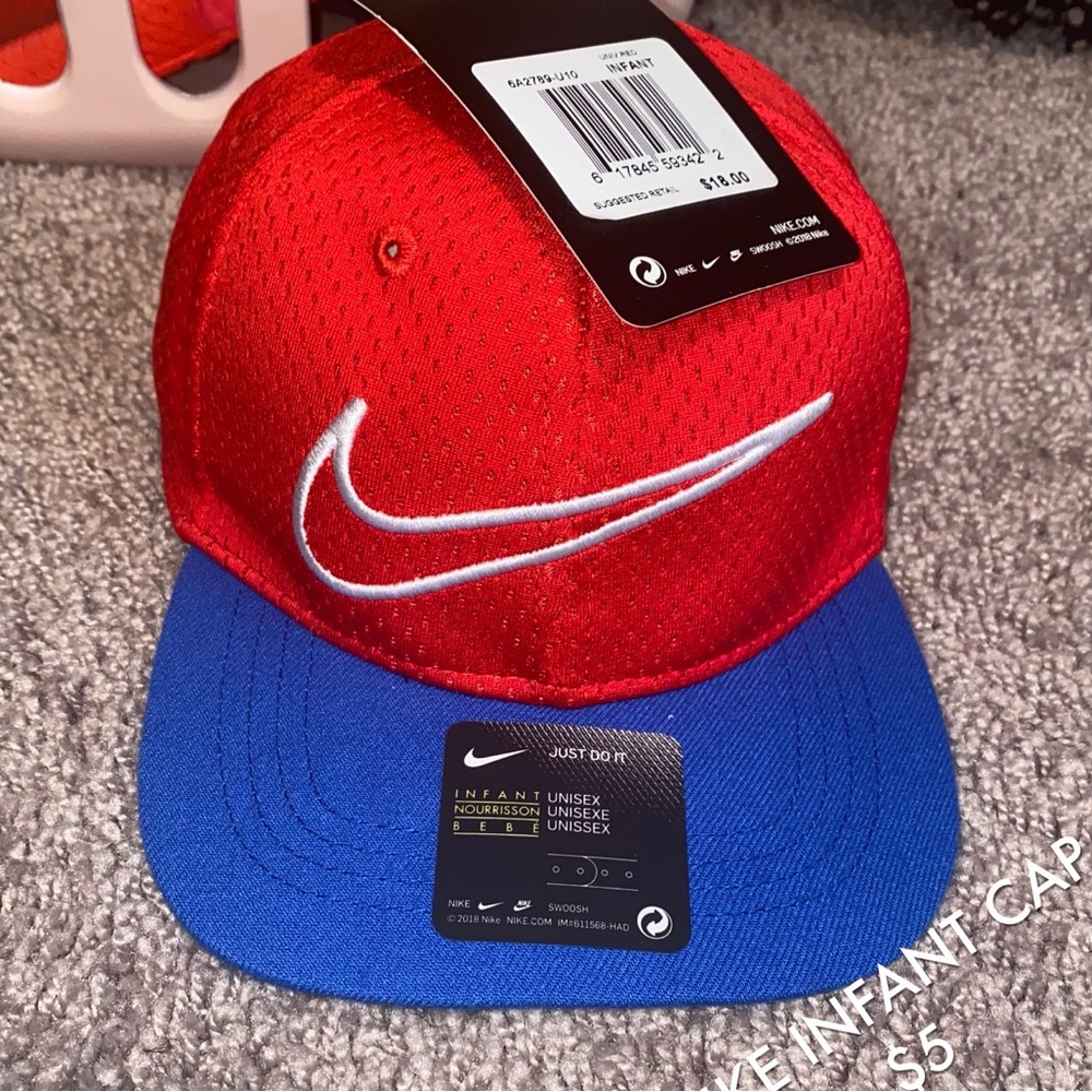 NEW Nike Infant Swoosh Outline Mesh Snapback Baseball Unisex Cap Hat